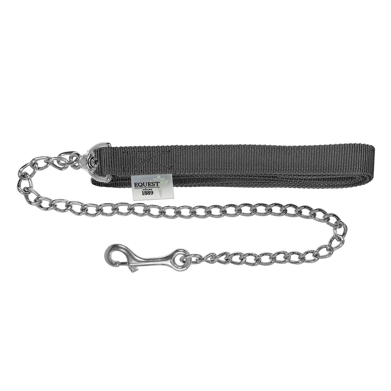 EQUEST Lead Rein Strap | 50 Chain | Chrome Finish