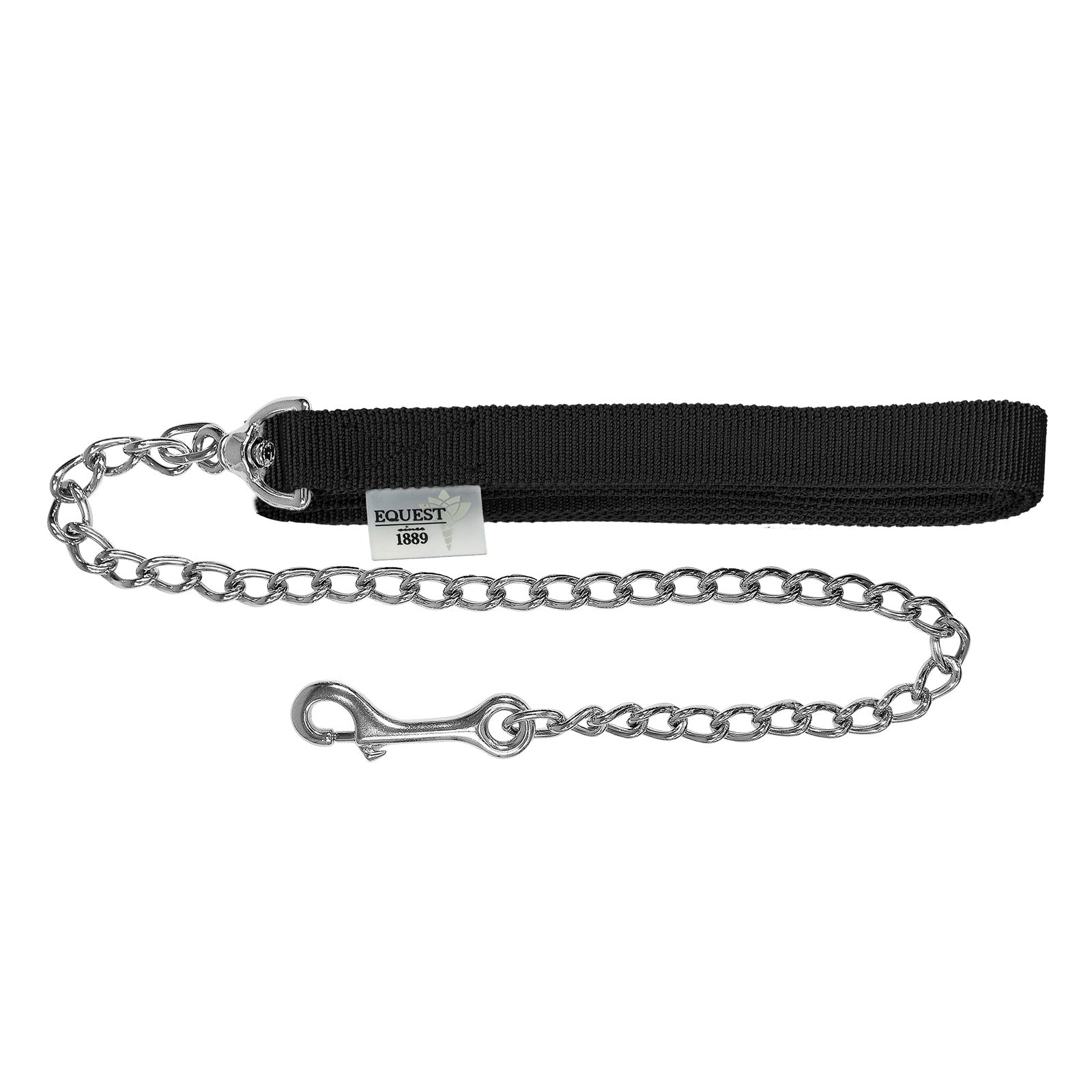 EQUEST Lead Rein Strap | 50 Chain | Chrome Finish
