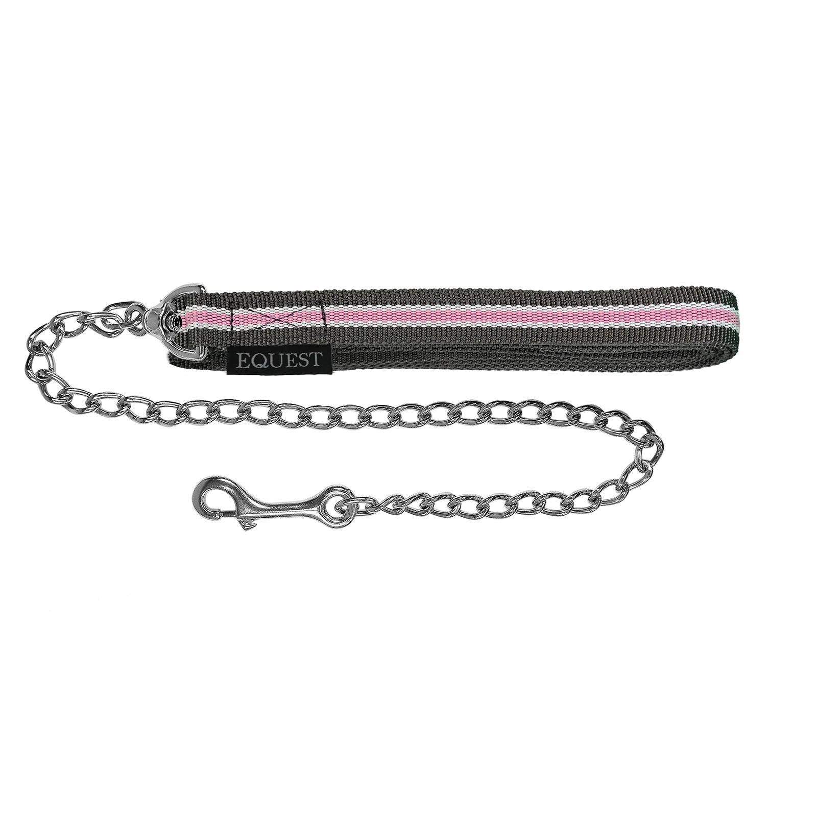 EQUEST Führzügel Gurt | Strawberry | 50er Kette | Chrom Finish