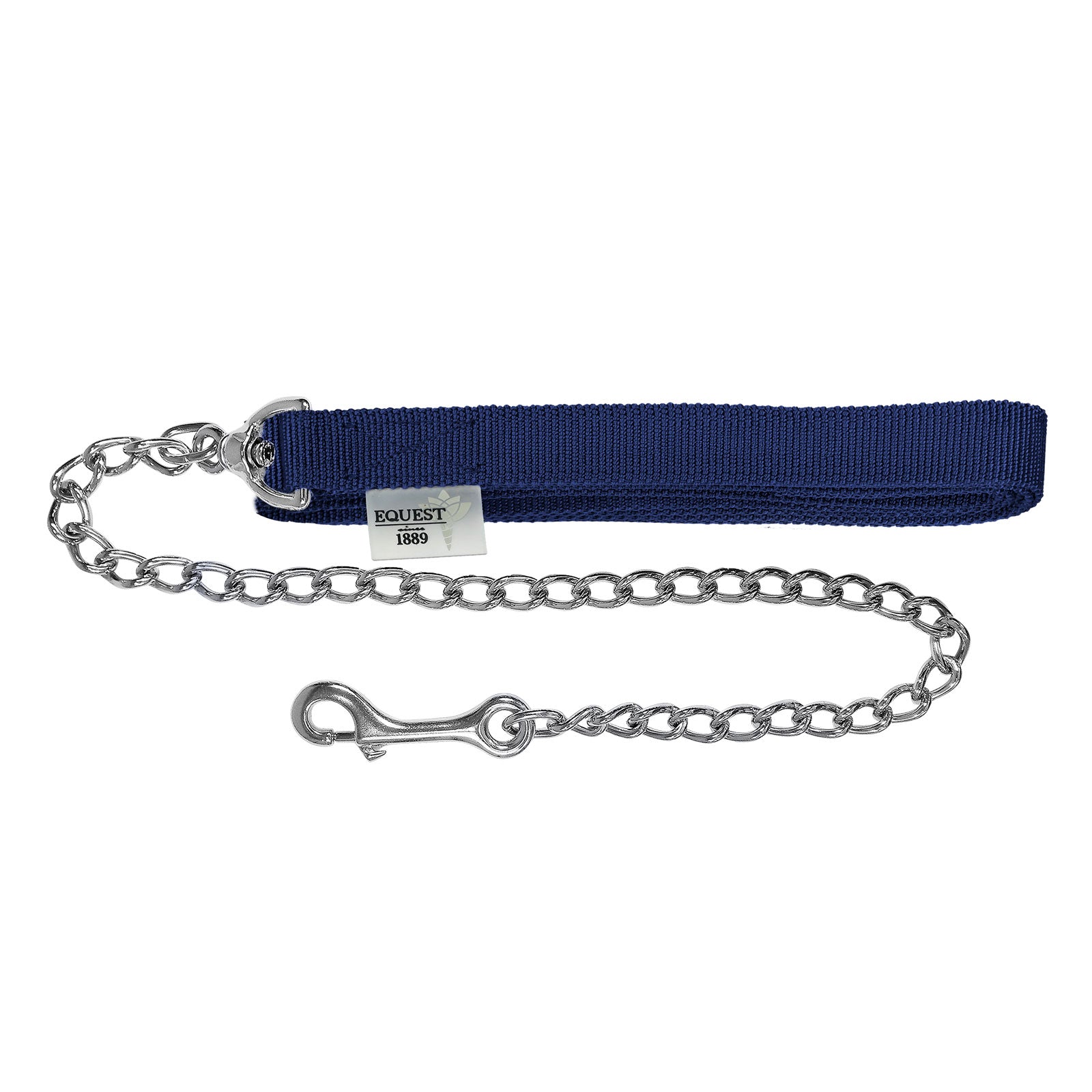 EQUEST Lead Rein Strap | 50 Chain | Chrome Finish