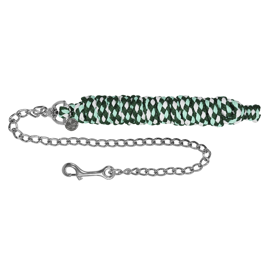 EQUEST Führzügel Ultimo | in Green Leaf | Chrom Finish