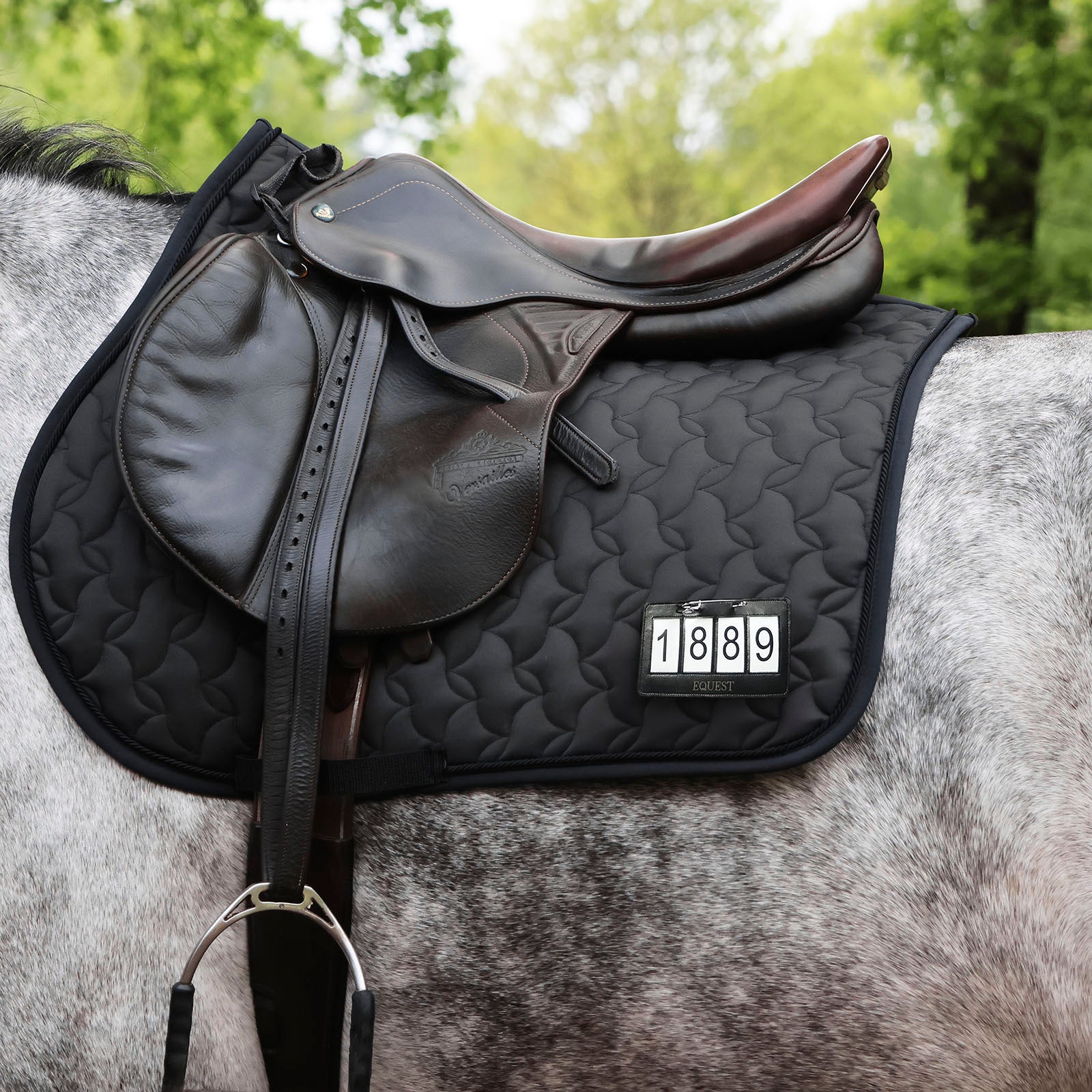 EQUEST Startnummern Pro mit Klett 3-stellig