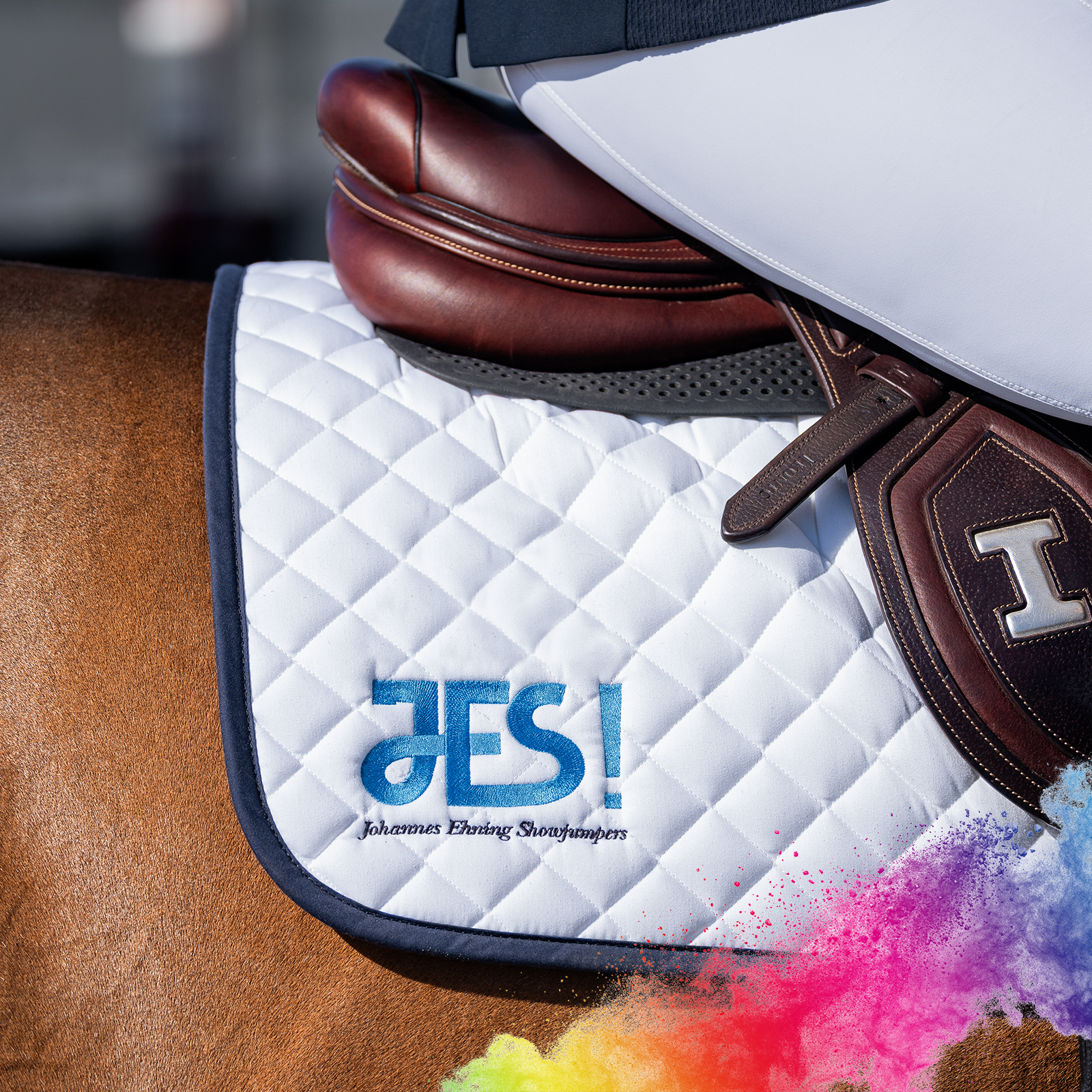 EQUEST Saddle Pad Poly Cotton Piqué