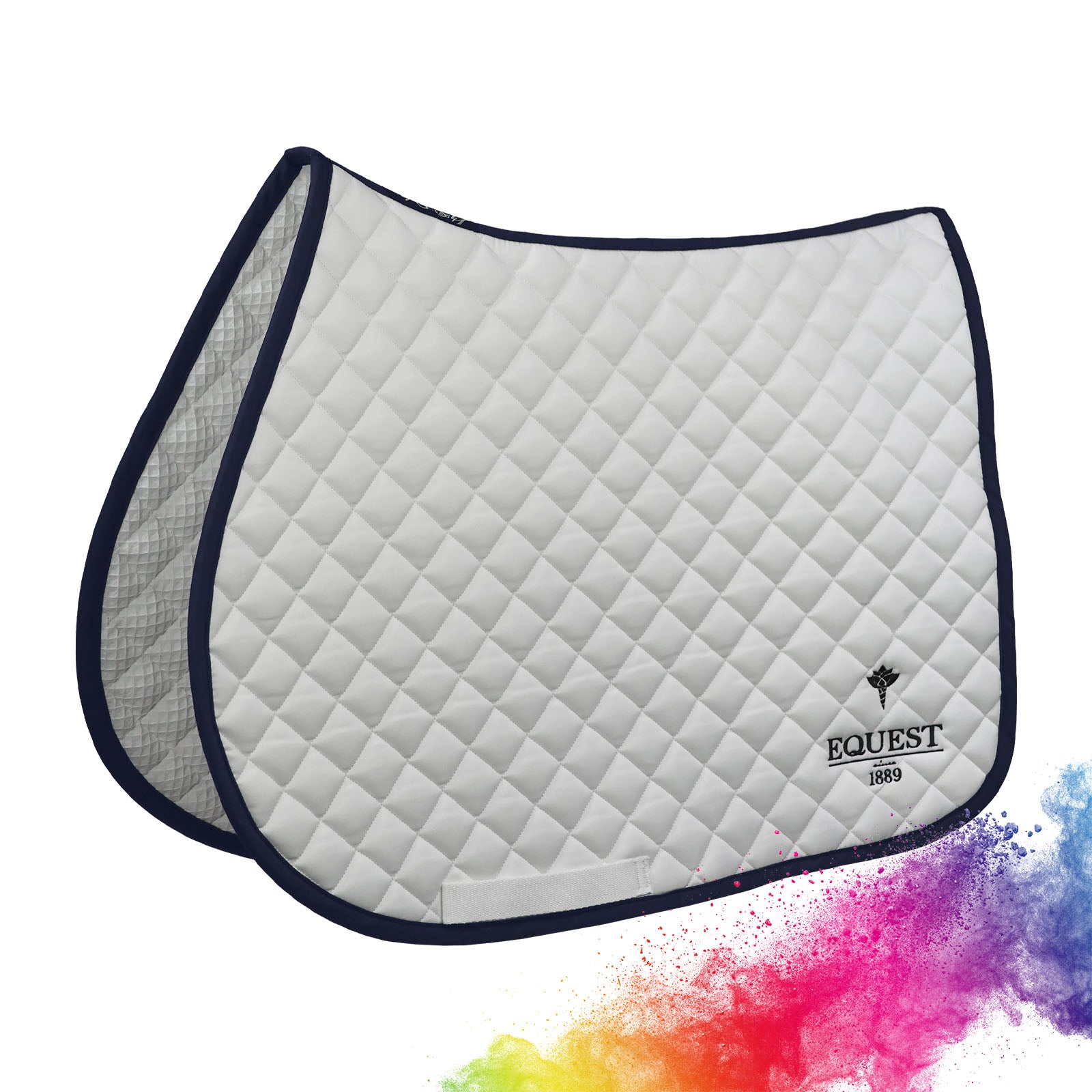 EQUEST Saddle Pad Poly Cotton Piqué