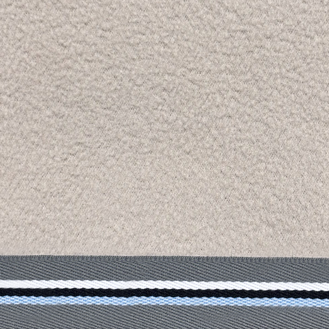 EQUEST Abschwitzdecke Alpha Fleece Active Einzelstück in Sand mit Einfassung Fels