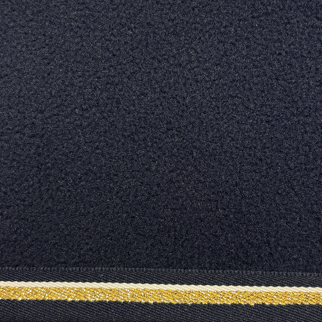 EQUEST Abschwitzdecke Alpha Fleece Einzelstück in Night Blue mit Einfassung Dubai