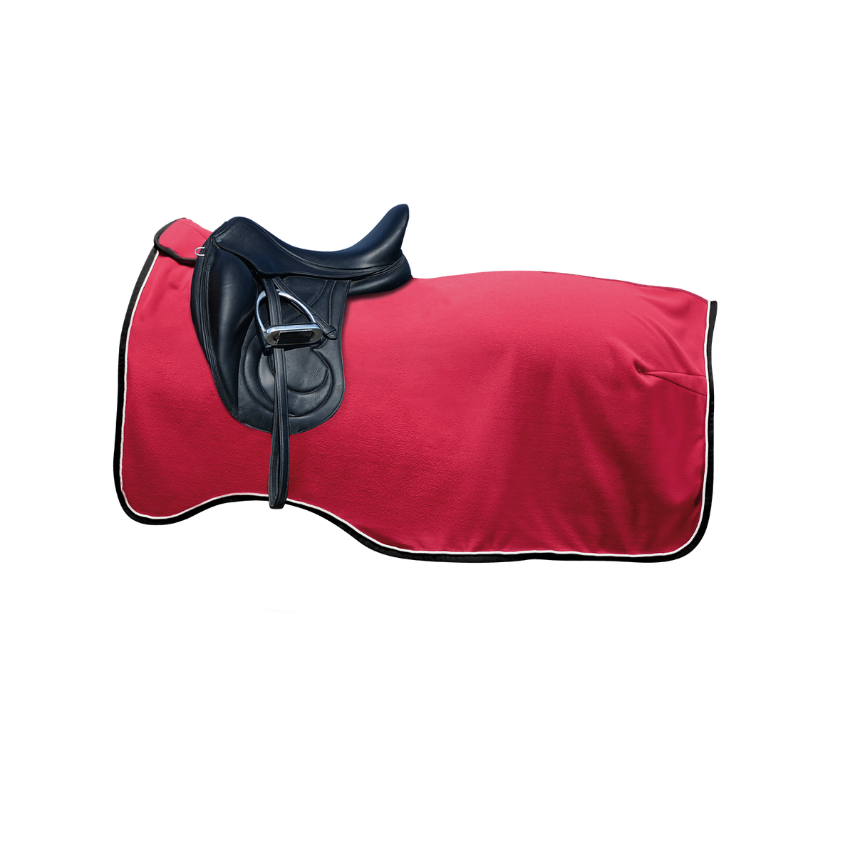 EQUEST Couverture polaire Alpha Active + Cordon | Bordeaux – White – Black