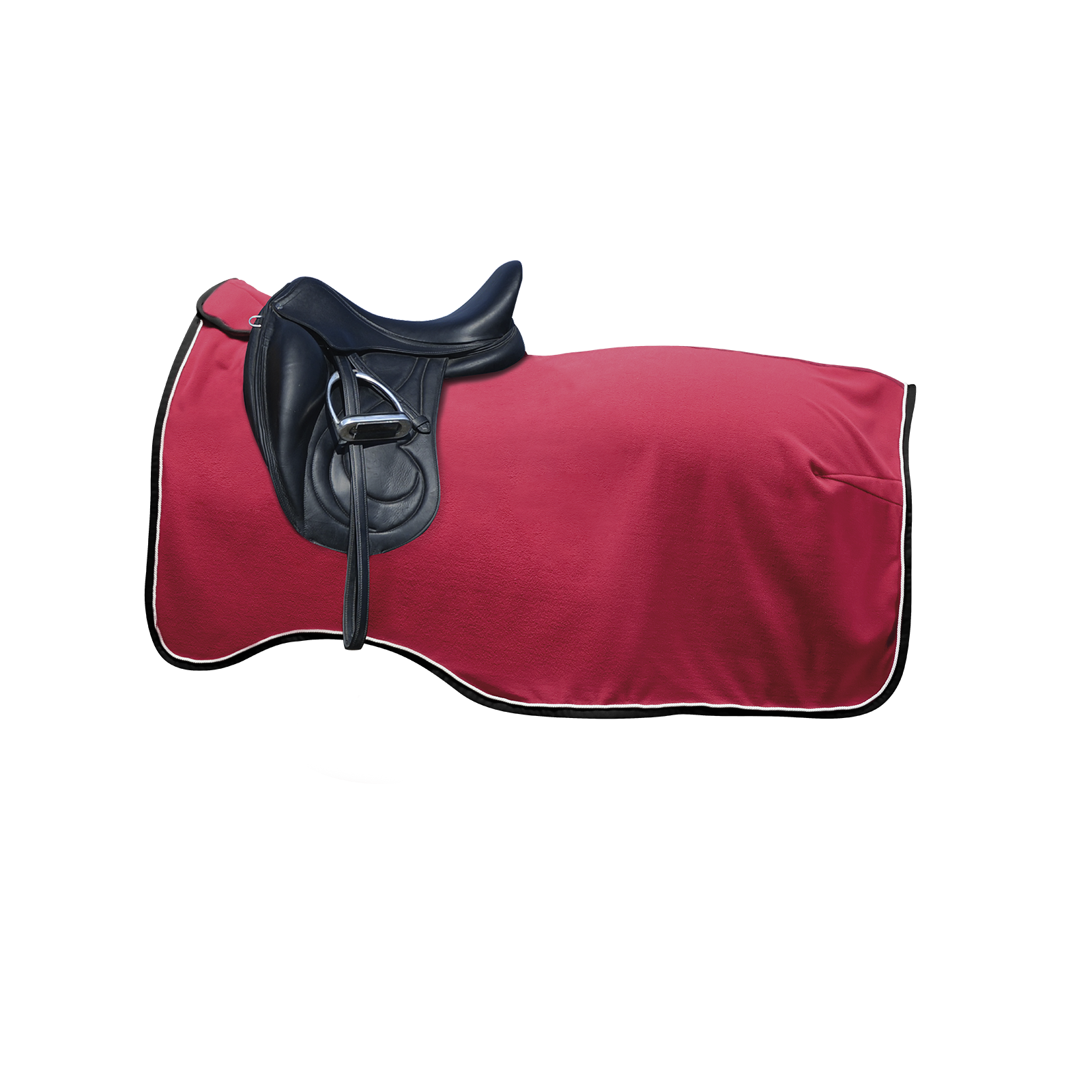 EQUEST Couverture polaire Alpha Active + Cordon | Bordeaux – White – Black