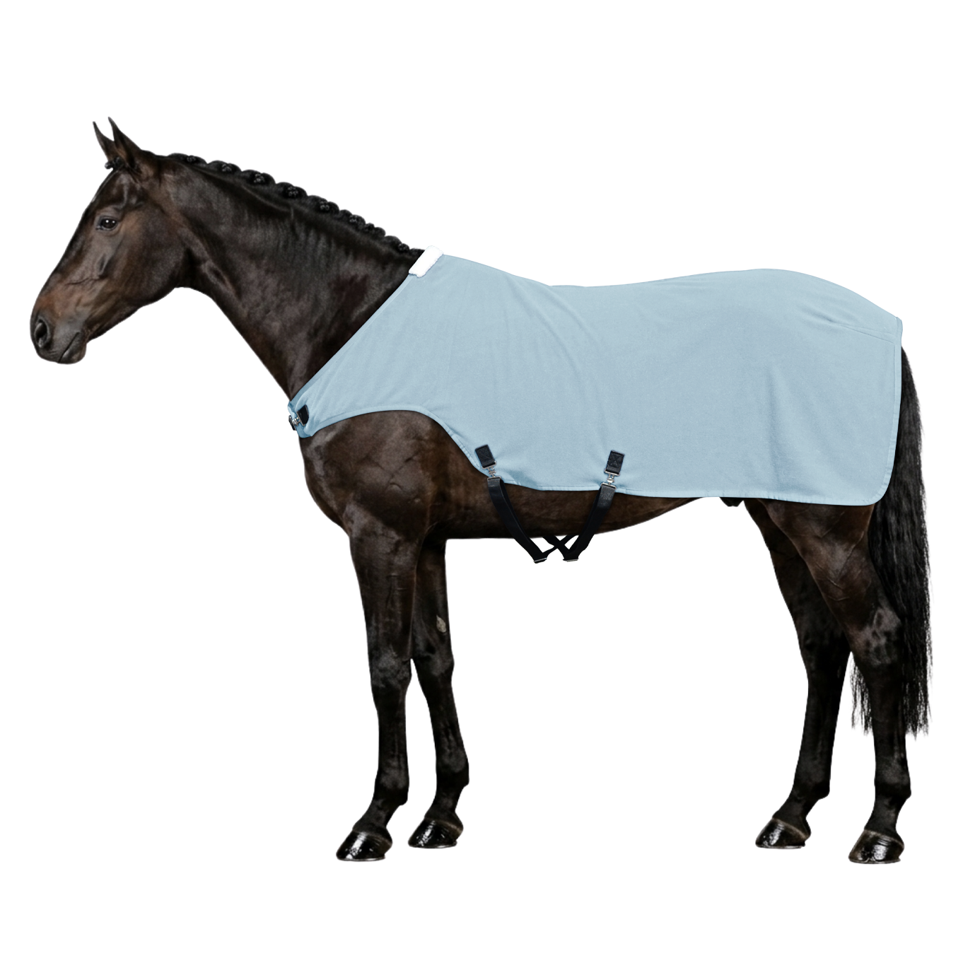 EQUEST Couverture polaire Alpha pour marcheur avec sangles croisées | Light Blue