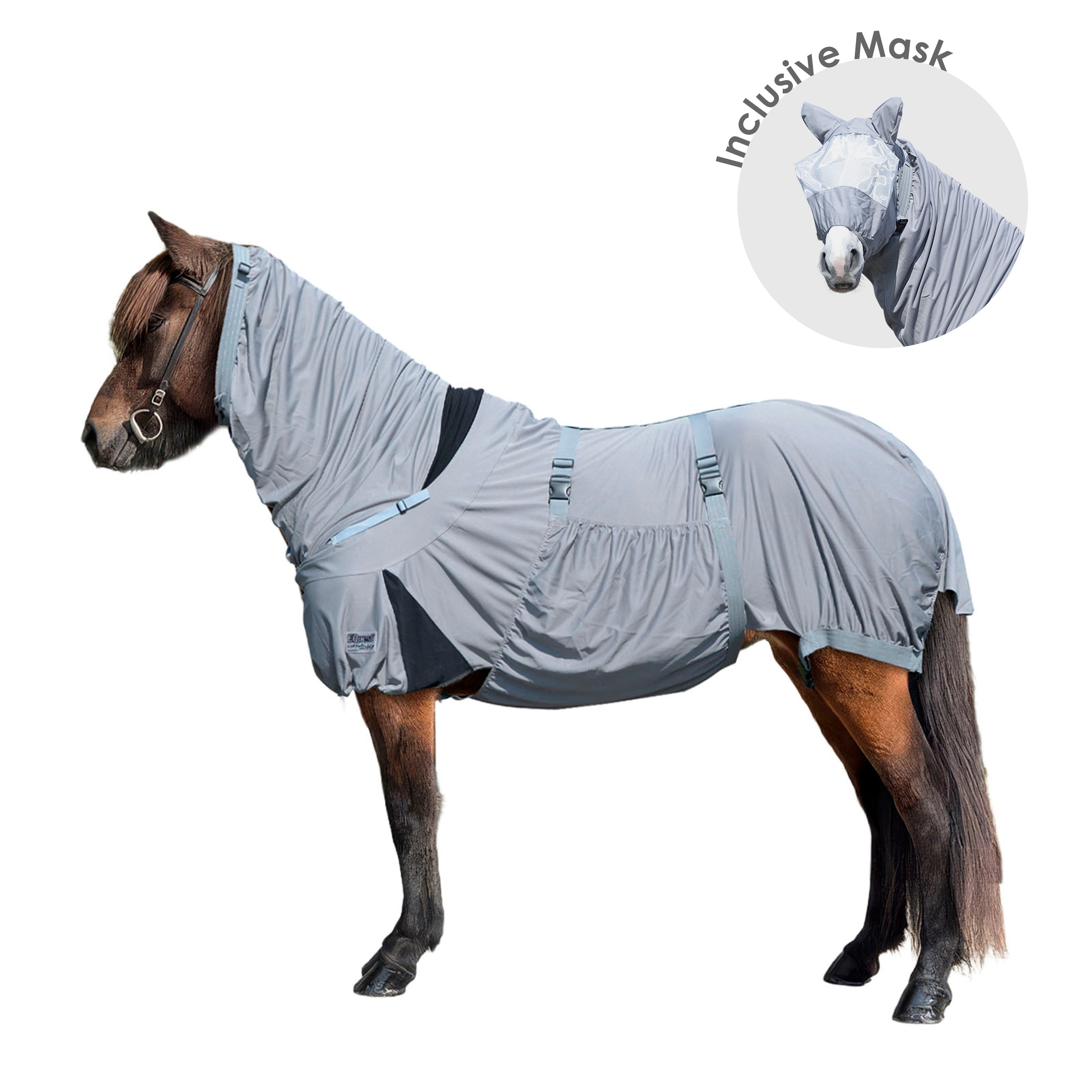 EQUEST Culex C³ eczema rug incl. mask | Icelandic cut