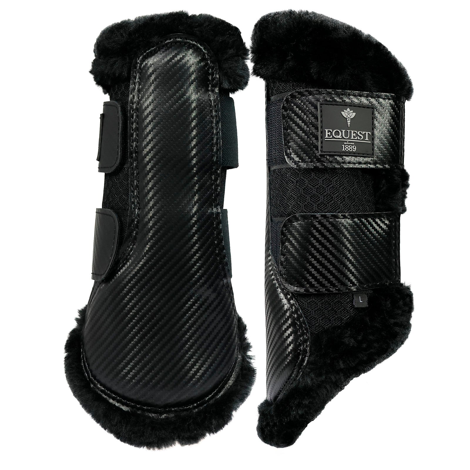 EQUEST Gamasche Air Flow Mesh Carbon | 2er Set