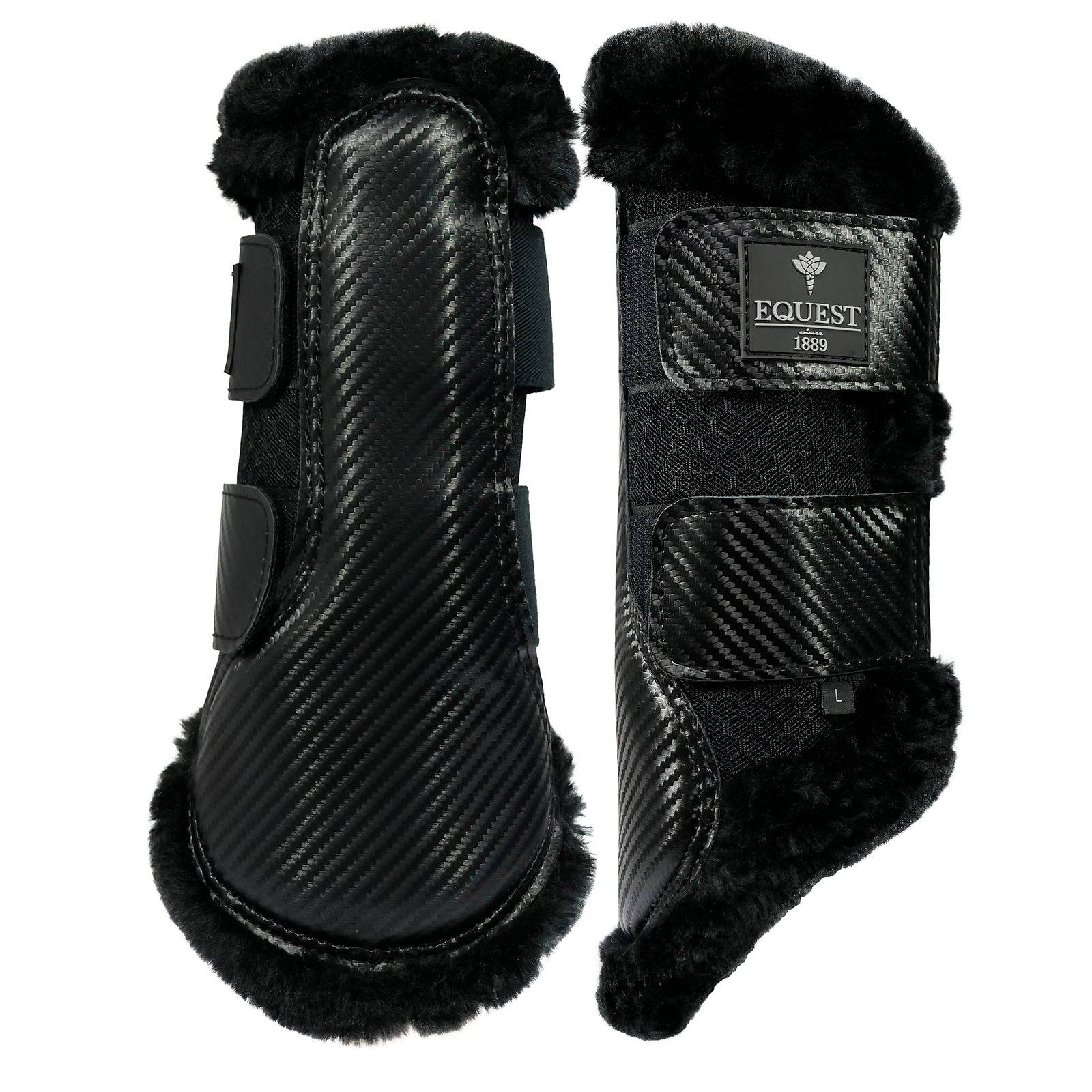 EQUEST Gamasche Air Flow Mesh Carbon | 2er Set - EQUEST by Hoelscher