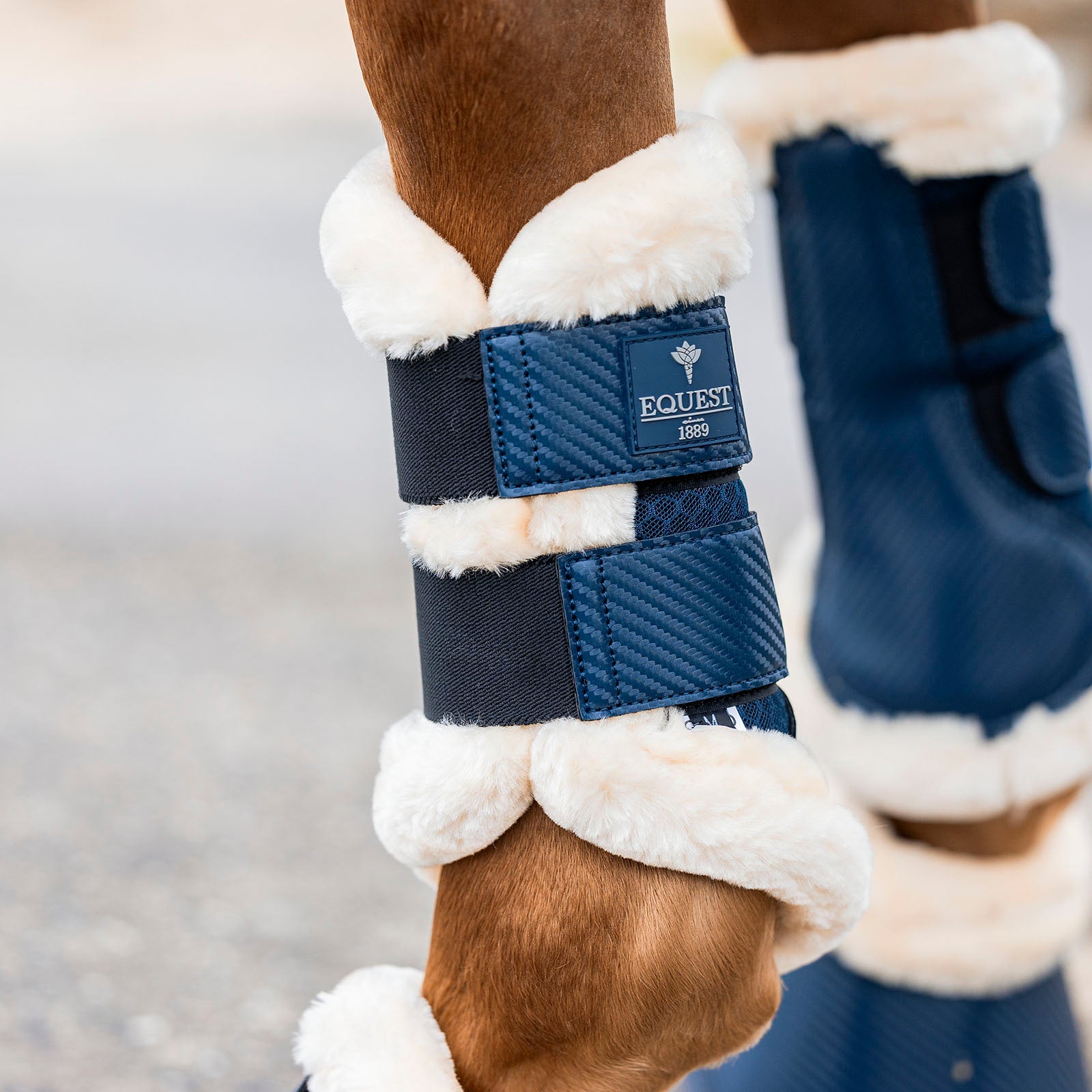 EQUEST Gamasche Air Flow Mesh Carbon | 2er Set