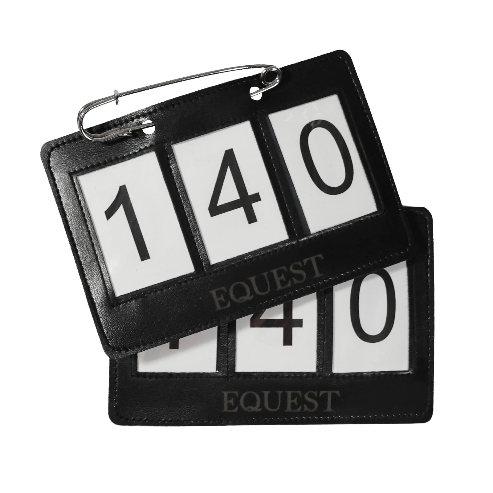 EQUEST Startnummern Pro mit Klett 3-stellig