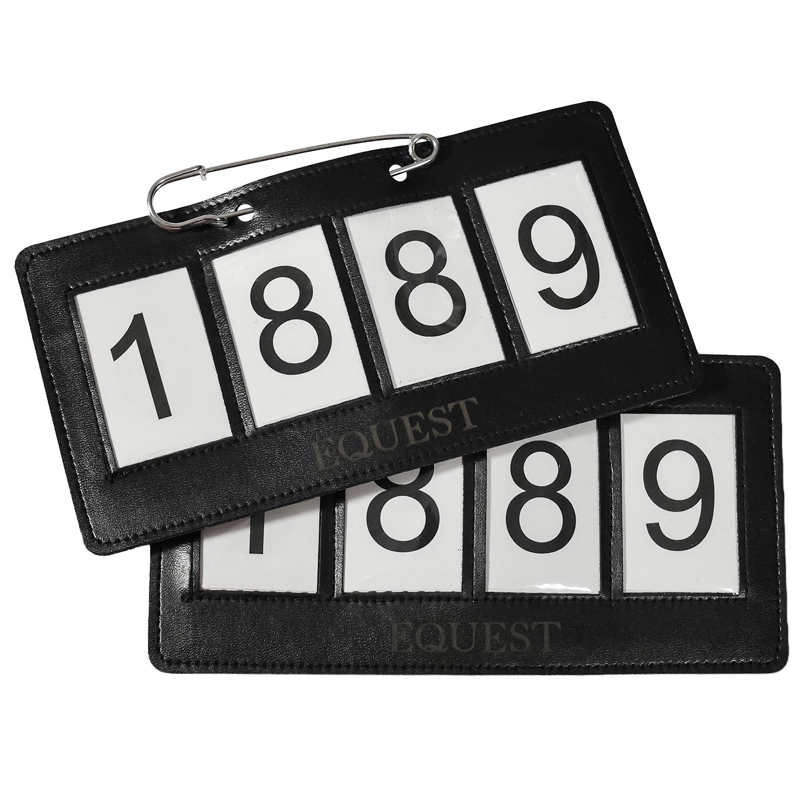 EQUEST Startnummern Pro mit Klett 4-stellig