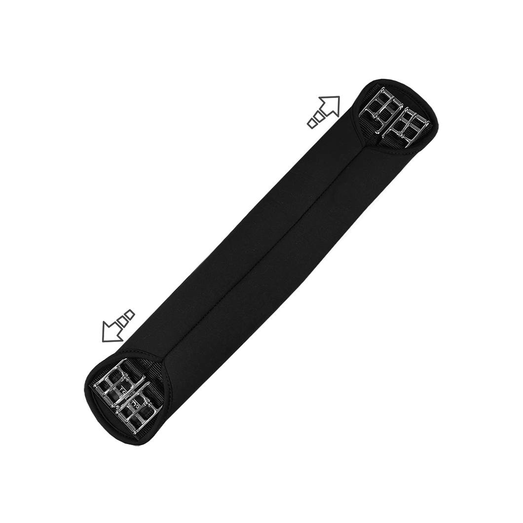 EQUEST Neopren-Sattelgurt elastisch kurz